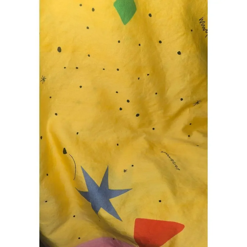 Christian Fischbacher 100% Cotton 80's Inspired Duvet Cover - Button Closure